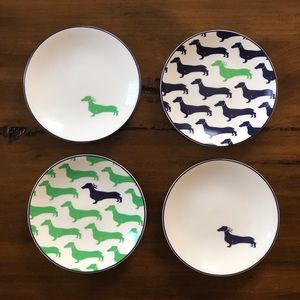 Kate Spade Lenox Wickford Dachshund Plates